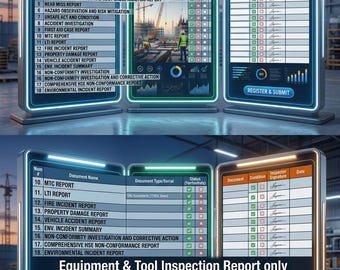 Bundel incidentonderzoek en risico HSE-rapporten | Ongevallenrapportage en analyse van de hoofdoorzaken