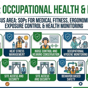 Pacchetto di procedure operative standard (SOP) per la salute e l'igiene sul lavoro / Idoneità medica, ergonomia e controllo dell'esposizione