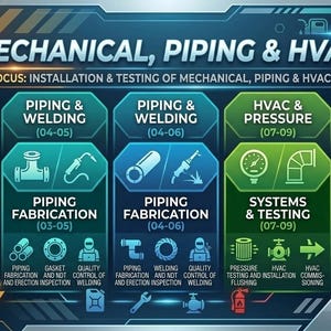 HSE Method Statement Bundle | Mechanical, Piping & HVAC Installation Safety