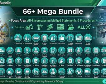 Hse Method Statement Mega Bundle | Construction, E&I, Mechanical and Environmental Safety