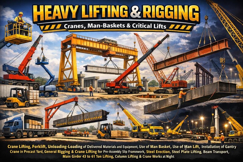 Heavy Lifting and Rigging HSE JSA Bundle | Crane, Man-basket & Critical ...