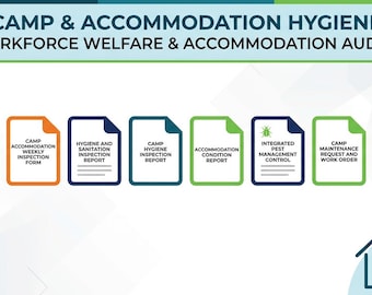 Bundel HSE-rapporten kamp- en accommodatiehygiëne | Audits personeelswelzijn en kamp
