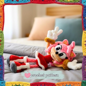 Crochet Pattern Anna Sonic: Easy Amigurumi Toy (PDF Pattern - digital download)