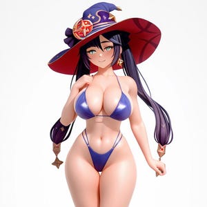 Mona in Bikini Figure - STL File for 3D printing