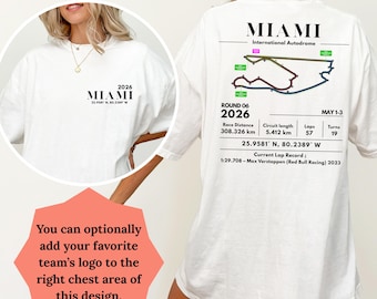 Miami F1 2026 Grand Prix Shirt, Paddock Club Shirt, Miami Racing Tee, Custom Formula 1 Racing Shirt,Miami International Autodrome 2026