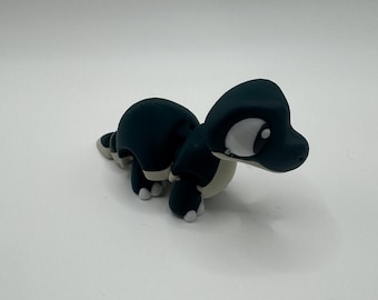 Mini Dinossauro Braquiossauro Articulado - Mini Dinossauro Braquiossauro Flexível, Ovo e Recinto Jurássico - Presente Anti-Stress Impresso em 3D e Articulado