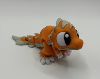 Mini Velociraptor Articulado - Mini Velociraptor Flexível com Ovo e Recinto Jurássico - Presente Anti-Stress Impresso em 3D