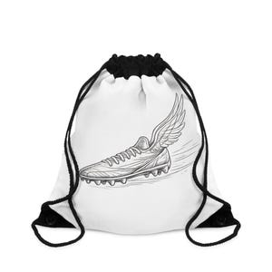 Skoväska med dragsko, Fotboll, Vingad skodesign