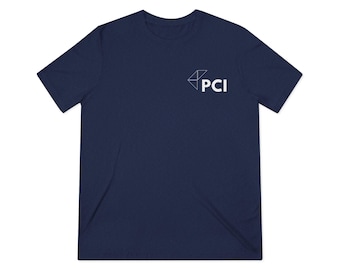 PCI Unisex Tri-Blend Tee - Blue / Red