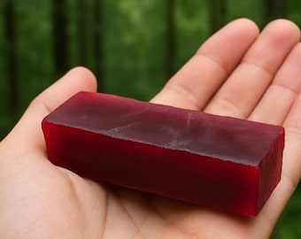 Rubí rojo cultivado en laboratorio: piedra preciosa en bruto para joyería (400-450 quilates)