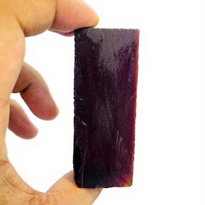 Lab Grown Red Ruby Slab, Rough Gemstone for Jewelry, Healing (675CT)