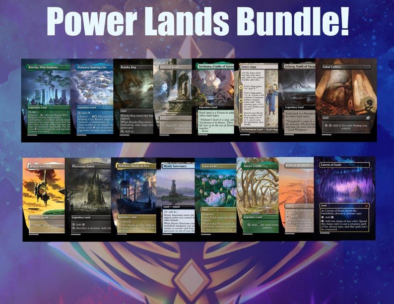 Magic The Gathering Proxy Set – EDH Lands Bundle imagem 8