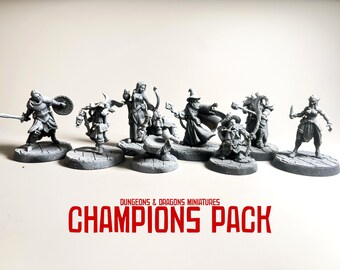 Miniature Models for D&D, Dungeons and Dragons Zenithal primed Warlocks, Barbarians, Artificers, Clerics, Fighters, Druids, Wizard minis etc