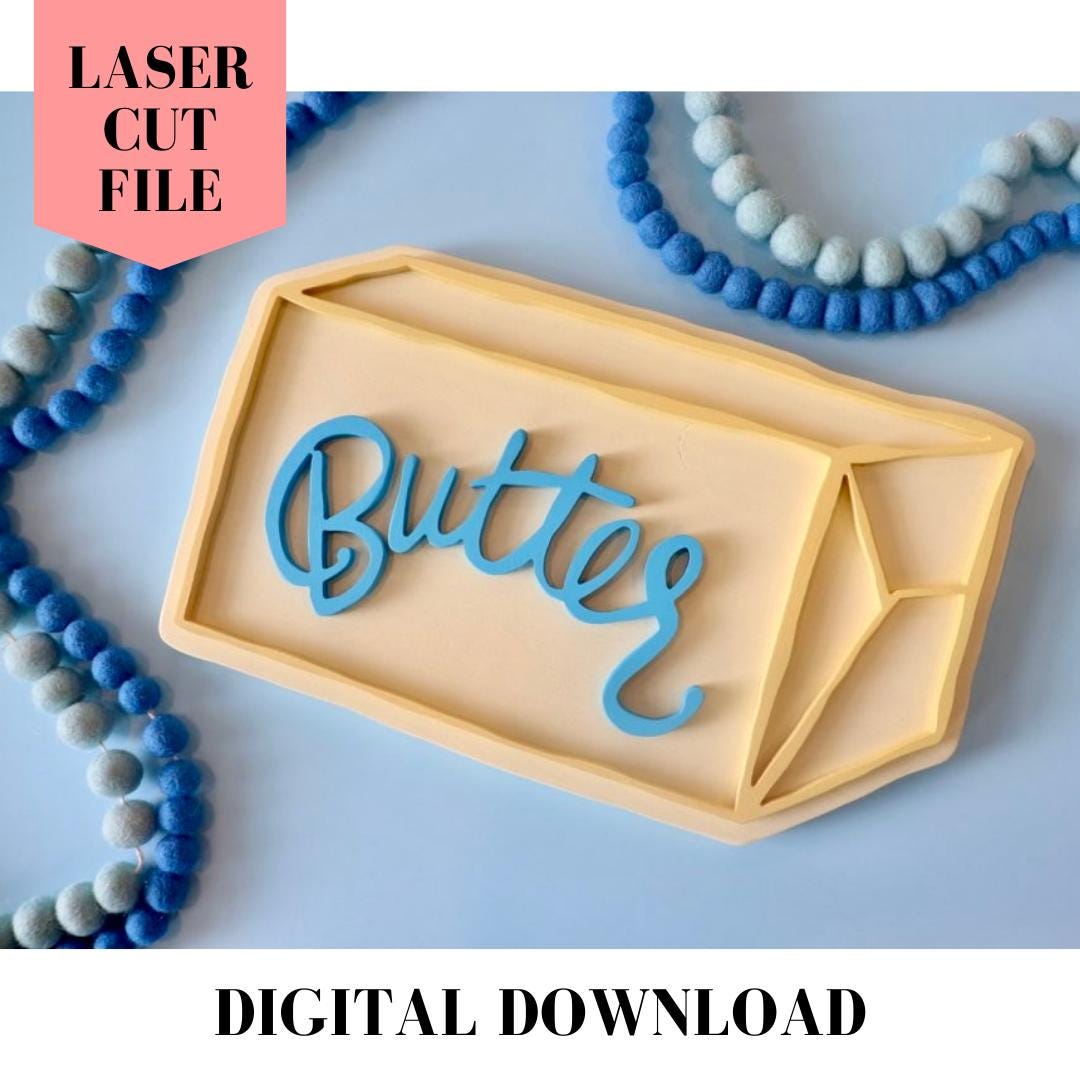 Stick of Butter SVG | Food Baking Cut File (digital Download) - Etsy UK