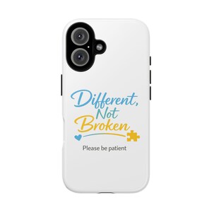 Neurodiversity Awareness Phone Case, Invisible Disability Support