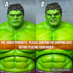 Eric Bana Hulk Huvudskulptur För 1:12 Actionfigur (FÖRBESTÄLLNING)
