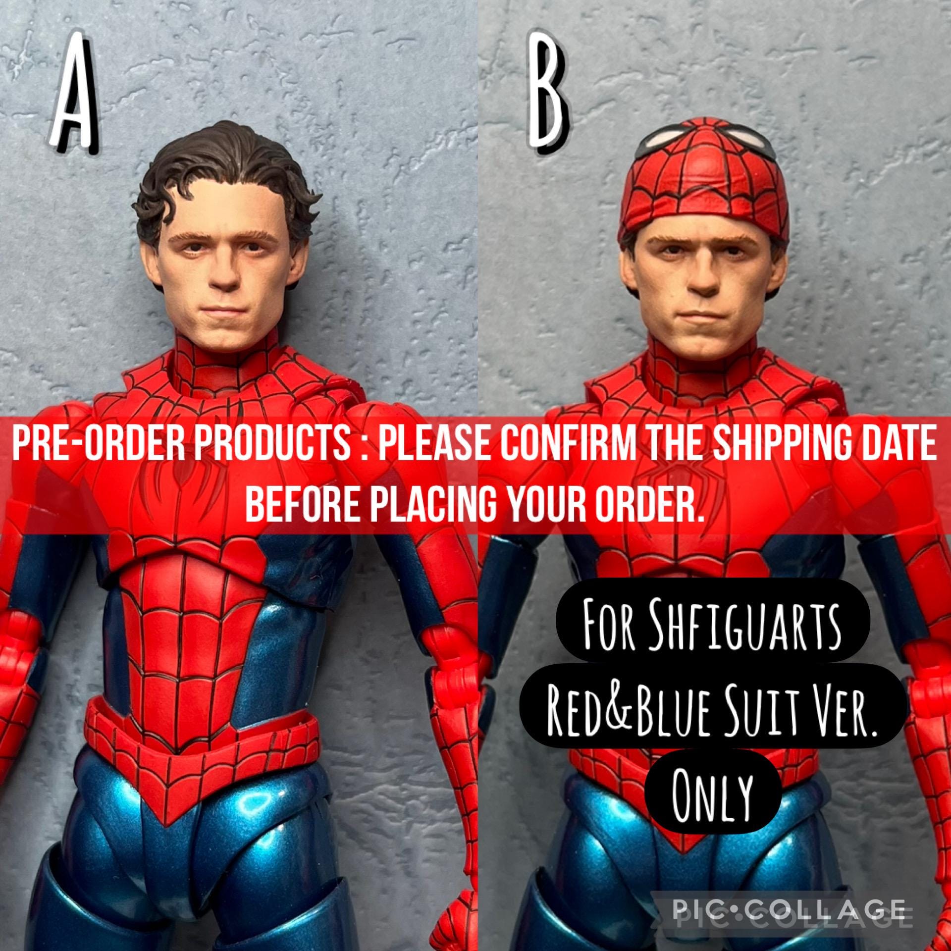 Sh figuarts spider man head - Etsy 日本