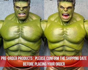 BrandNewDay Hulk-Kopfskulptur für Actionfigur (VORBESTELLUNG)