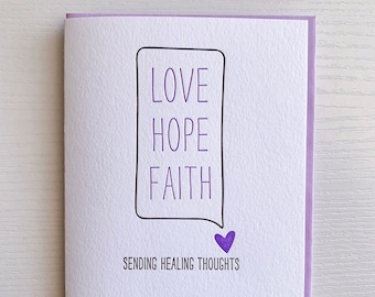 Sympathy card Encouragement Card Empathy Card Letterpress thinking of you card