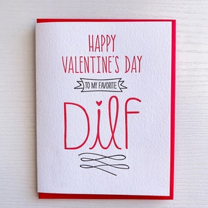 Funny Valentines Day Card, Naughty Valentines Day Card for Husband, Boyfriend Card - DILF Card, Funny Valentine’s gift for him
