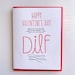 Funny Valentines Day Card, Naughty Valentines Day Card for Husband, Boyfriend Card - DILF Card, Funny Valentine’s gift for him 