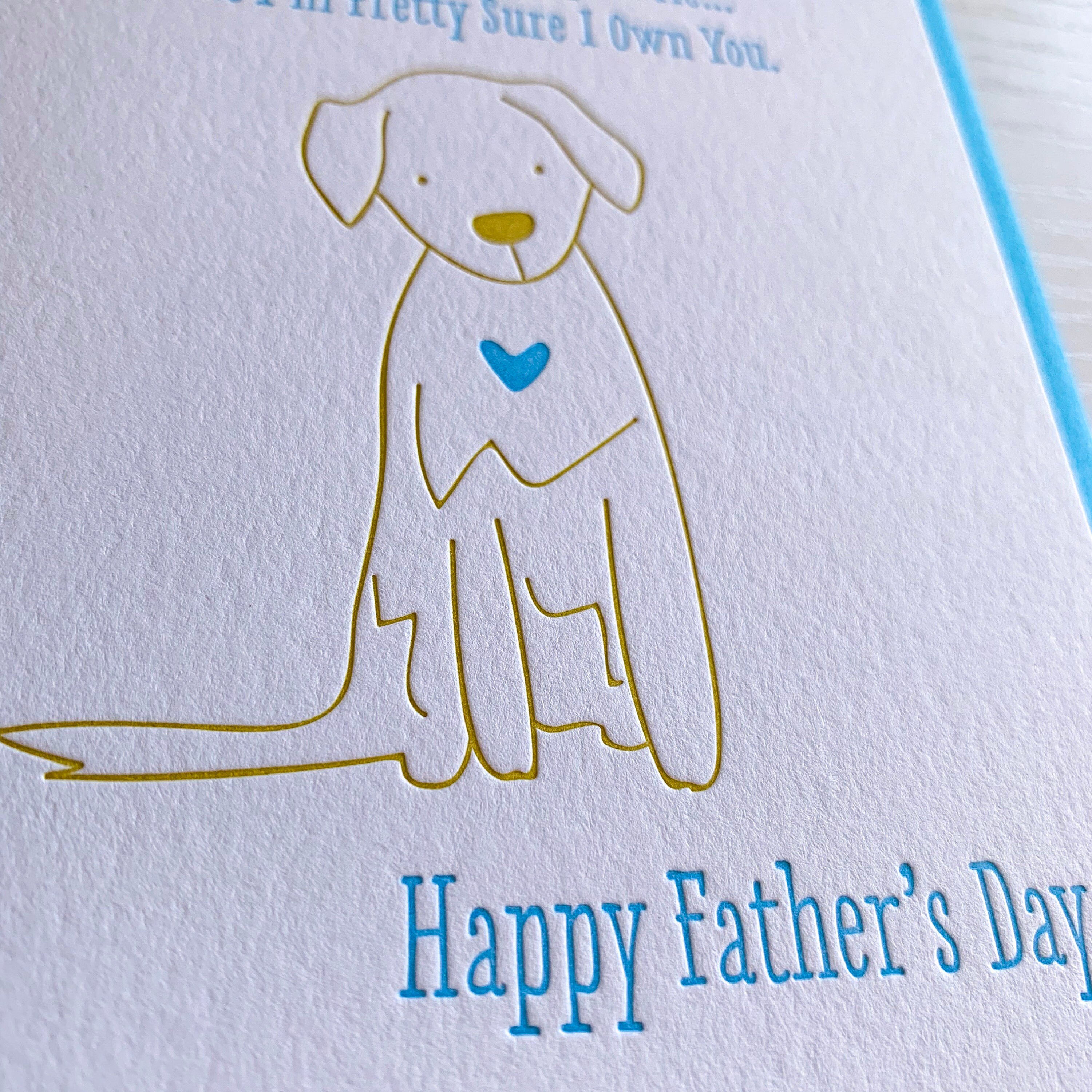 Fathers Day Card From The Dog Funny Fathers Day Card For Dog Etsy