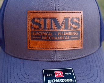 Custom Laser-Engraved Leatherette Patch — Iron-On, Multiple Shapes & Colors