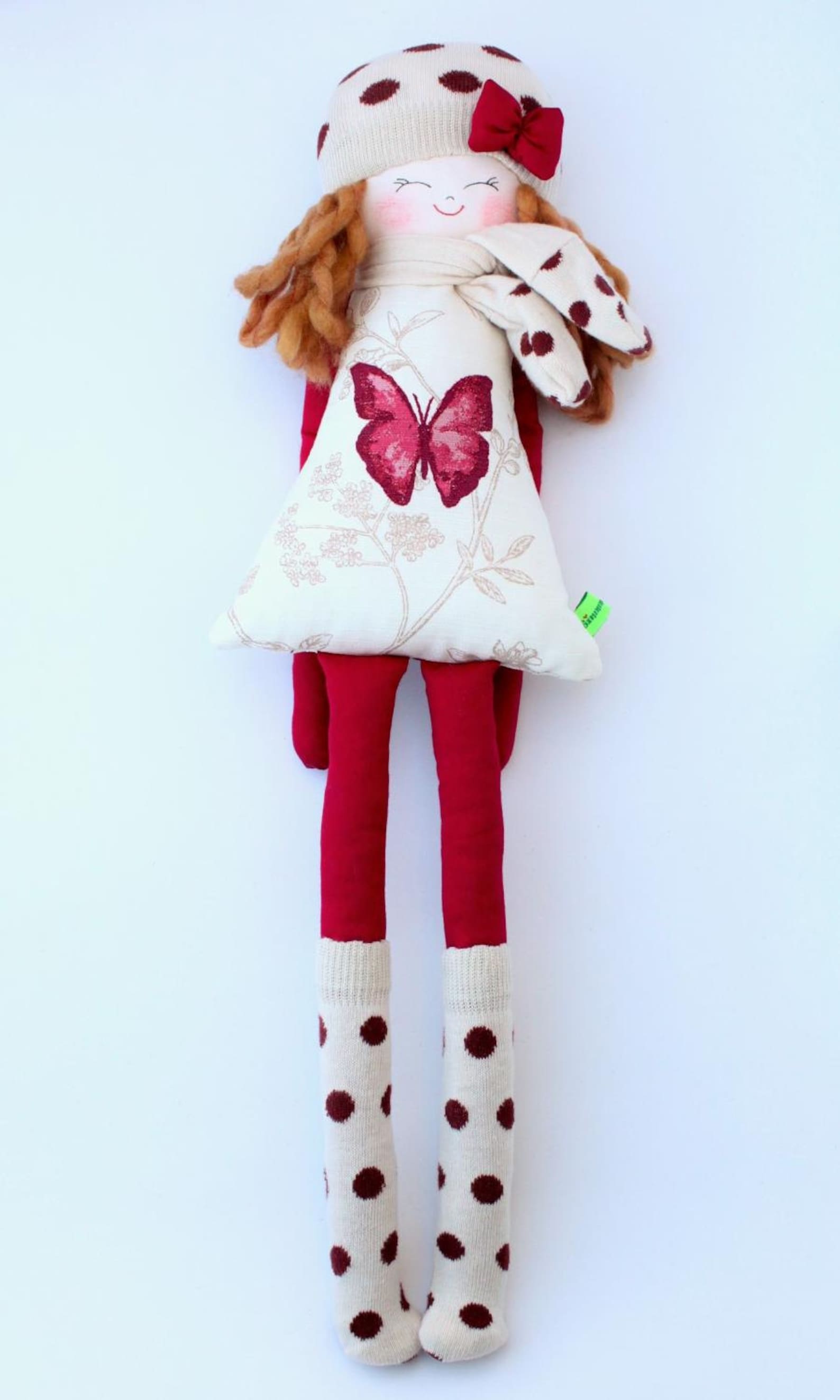 EASY Way to Make Doll Socks ,step by Step Making the Cloth Doll Socks