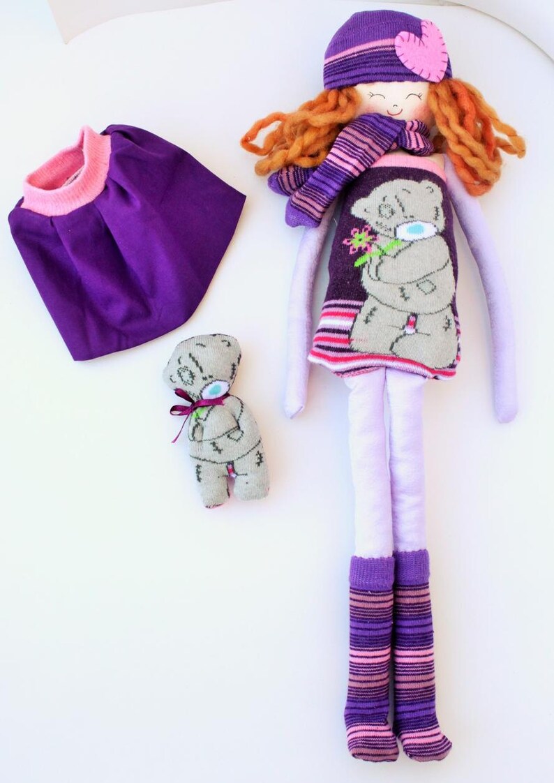 EASY Way to Make Doll Socks ,step by Step Making the Cloth Doll Socks