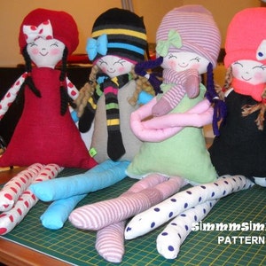 PATTERN  , Jale , the cloth doll, handmade,soft doll,fabric doll