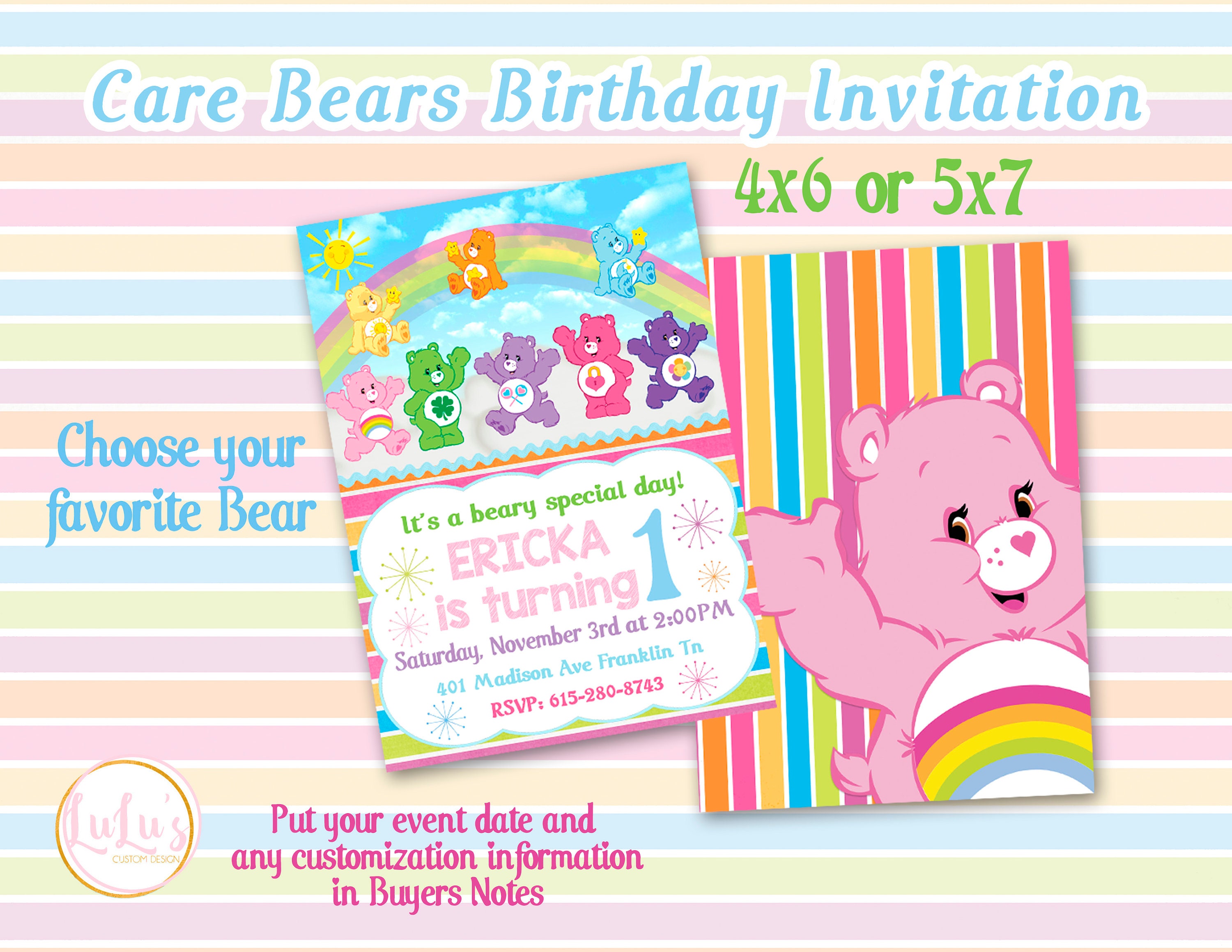 24 Care Bears inviter Cartes Enveloppes r.s.v.p invitations fête anniversaire enfants nouveau 24 Care Bears inviter Cartes Enveloppes r.s.v.p invitations fête anniversaire enfants nouveau