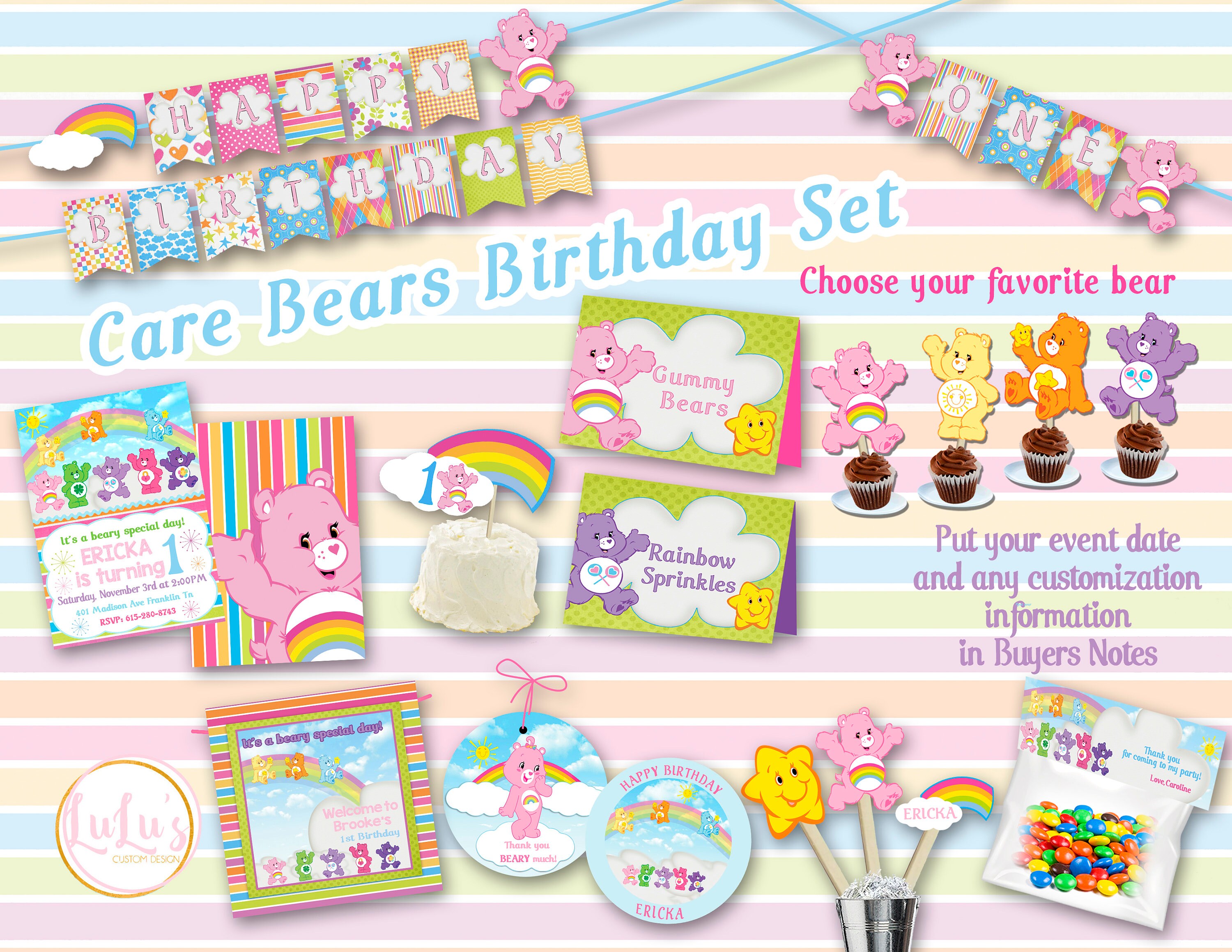 24 Care Bears inviter Cartes Enveloppes r.s.v.p invitations fête anniversaire enfants nouveau 24 Care Bears inviter Cartes Enveloppes r.s.v.p invitations fête anniversaire enfants nouveau