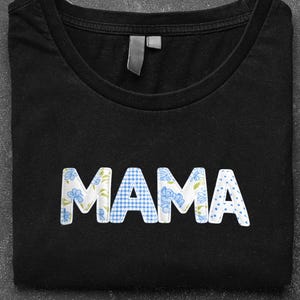 Blumen Patchwork Mama PNG, Frühling Cottagecore Sublimationsdesign (Digitaler Download)