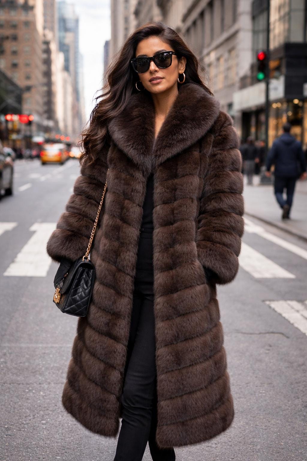 Vintage Sable Fur Coat - Etsy