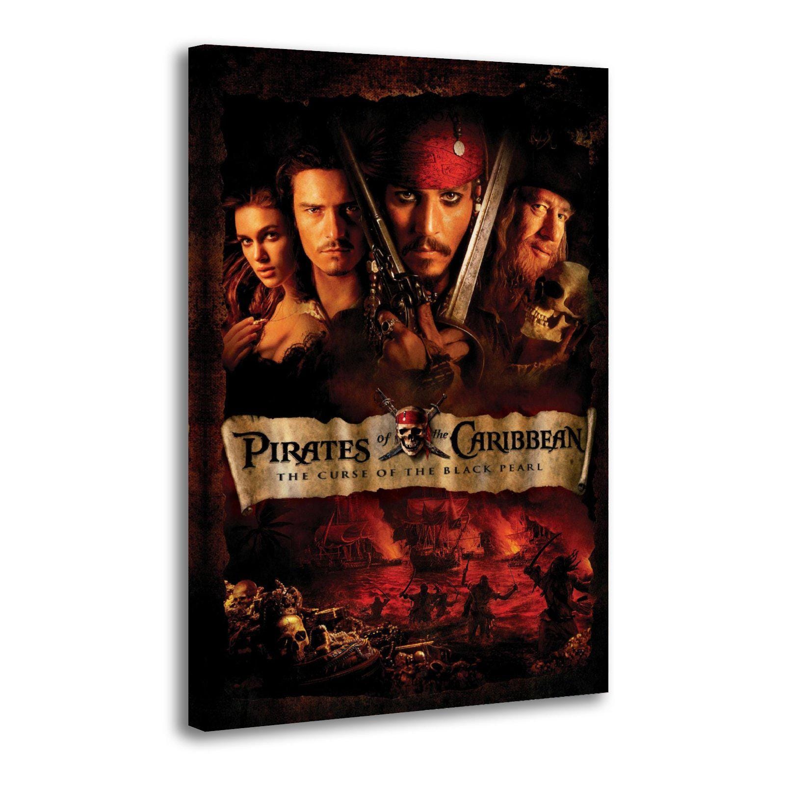 Pirates Of The Caribbean – Curse Of The Black Pearl Original Premium Poster, Laminated, Movie Art