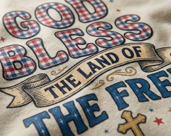 Paquete de archivos SVG del 250 aniversario de EE. UU., Dios bendiga la tierra de la libertad PNG, diseño de camiseta retro de fe, águila patriótica, sublimación cristiana