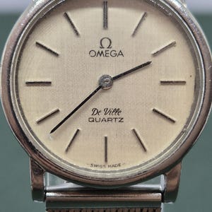 Omega DeVille vintage para mujer, de cuarzo, en buen estado de funcionamiento.