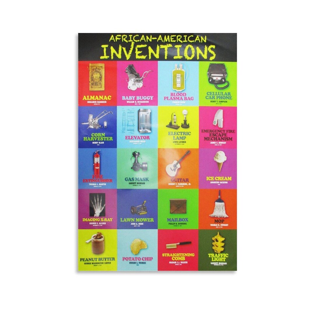 Black Inventors Poster | African American Inventions Art Print - Etsy ...
