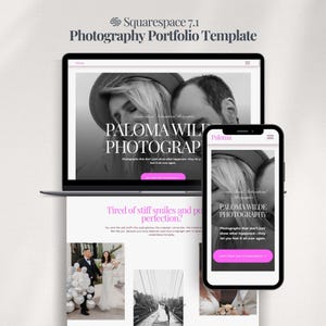 Photography Portfolio Squarespace 7.1 Website Template | Customizable For Photographers, Videographers & Entrepreneurs | StoryBrand-inspired