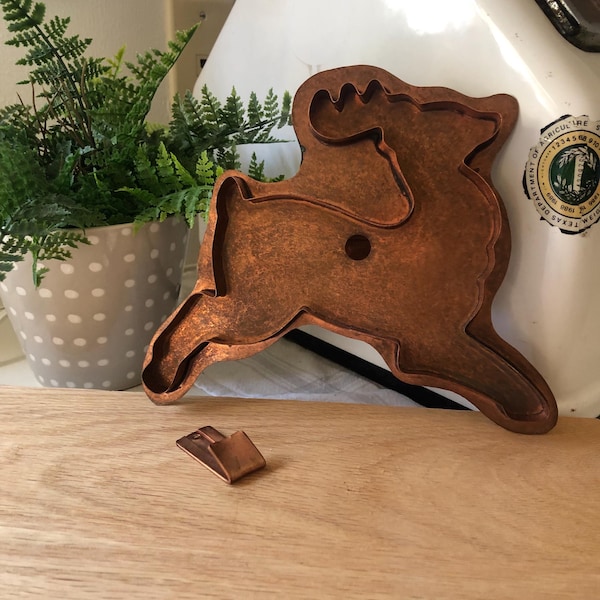 Vintage Large Martha Stewart By Mail Copper Cookie Cutter