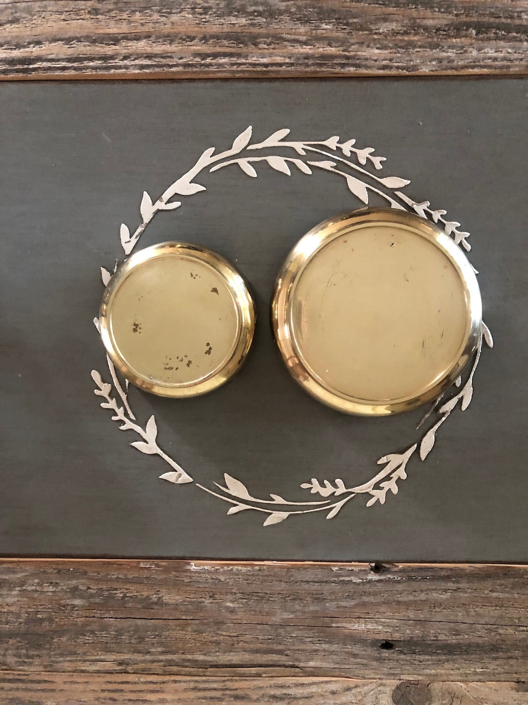 Vintage Footed Gatco Solid Brass Risers Set of 2 Made in Taiwan - Etsy