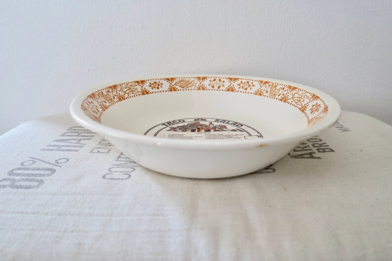 Vintage Royal China Taco Salad Recipe Deep Dish Salad Bowl Etsy