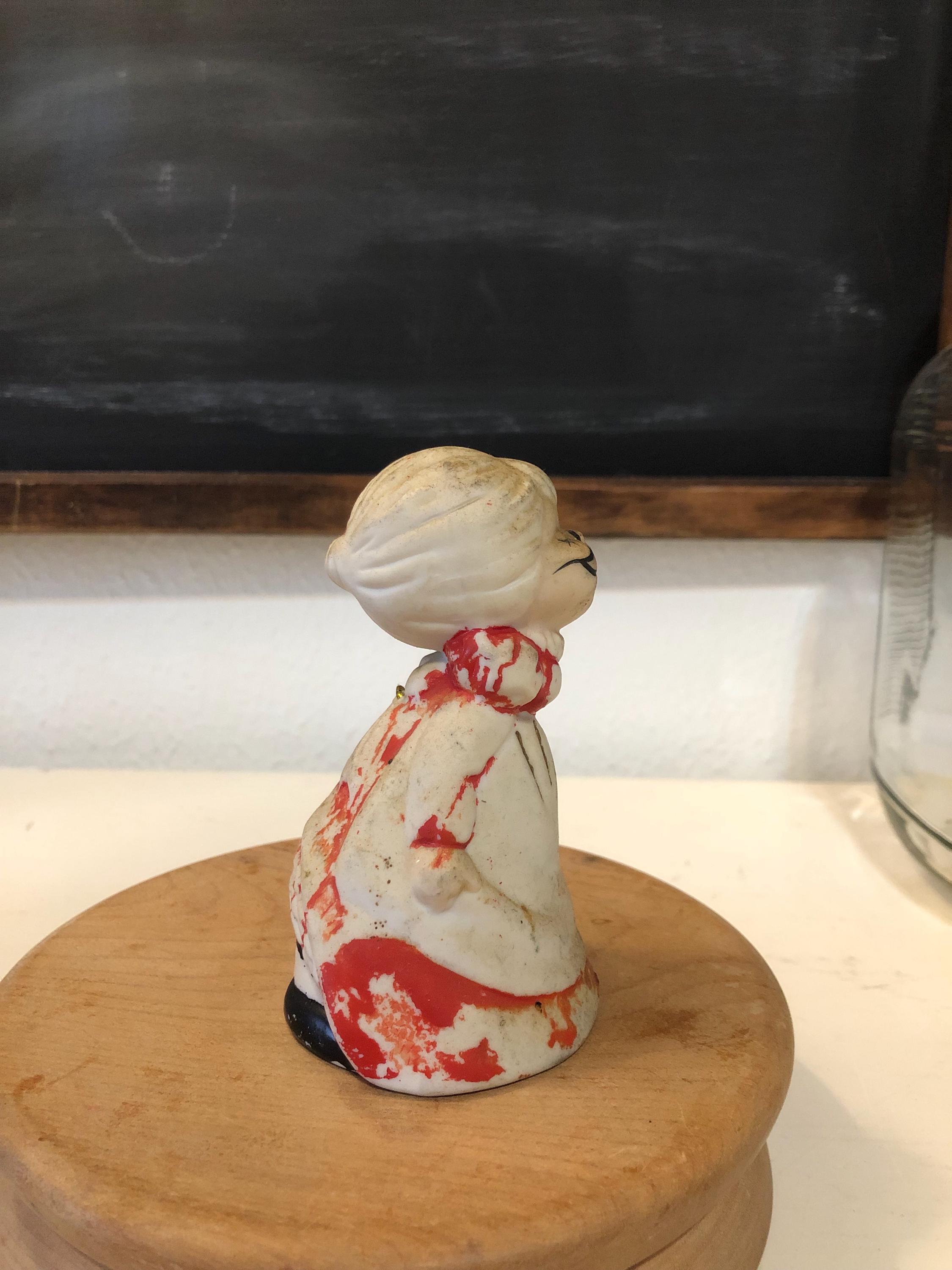 Vintage Porcelain Grandmother Grandma Mrs. Claus Ringing Bell - Etsy