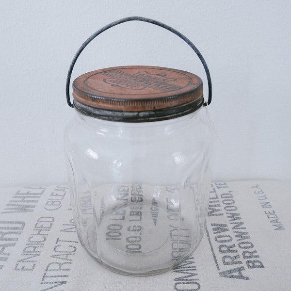 Vintage Coffee Jar Lid Etsy