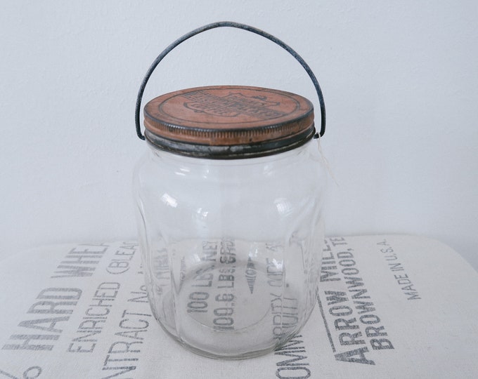 Vintage Duncan Vacuum Packed Coffee Jar With Original Metal Lid Etsy