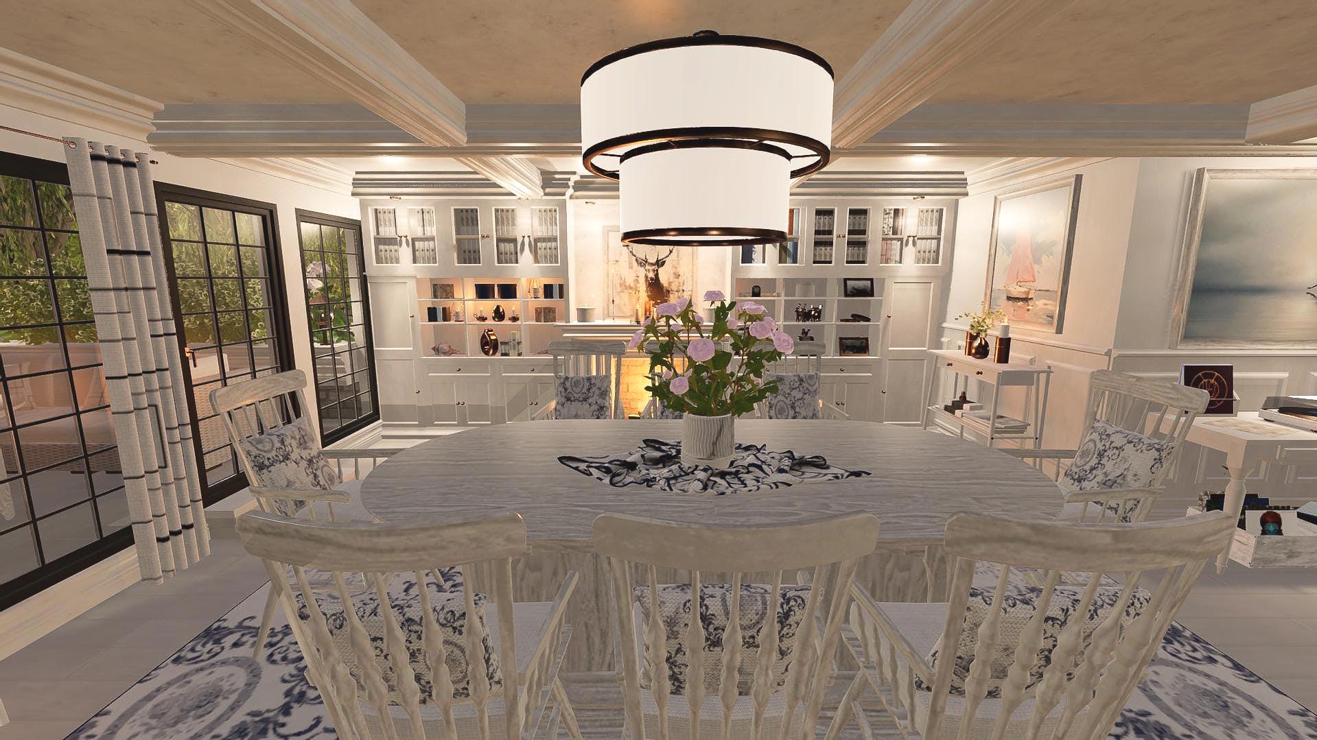 Classic Dining Room Interior Design Pack | Elegant Dining Decor ...