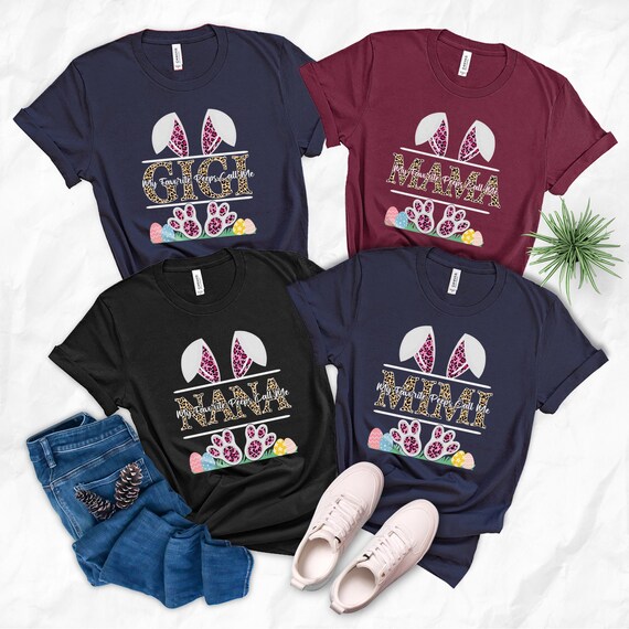 Gigi Nana Mimi Nana Bunny Shirt Easter 