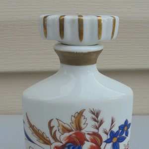 Perfume Bottle with Cork Lid from Portugal, Hand Painted
