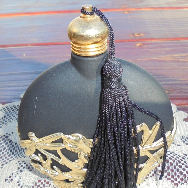 Black Perfume Bottle Etsy