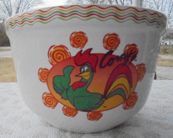 Kellogg and Houston Harvest Corny Ceramic Bowl